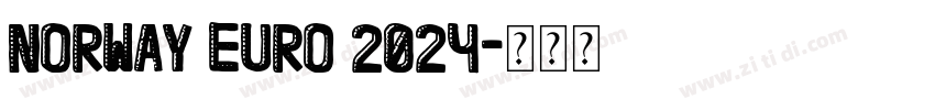 Norway Euro 2024字体转换